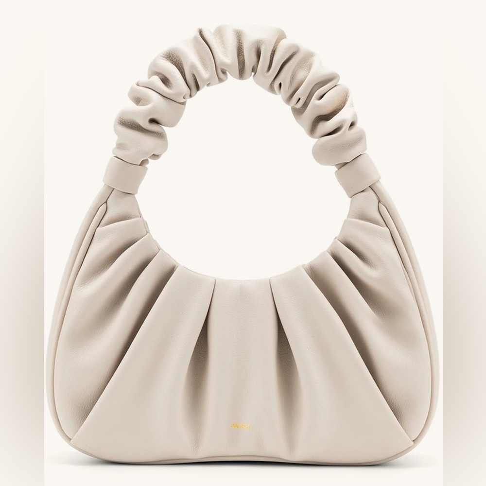 Gabbi Ruched Hobo Handbag - Ivory